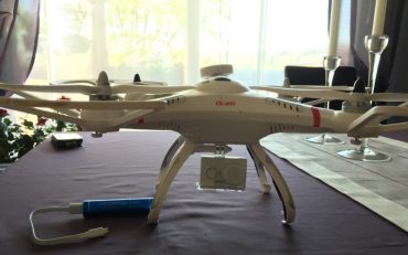 Picture of the CX20 drone with the camera mount